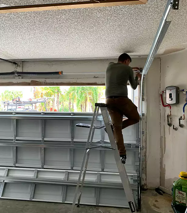 Garage Door Hinge Replacement in Coconut Creek, FL