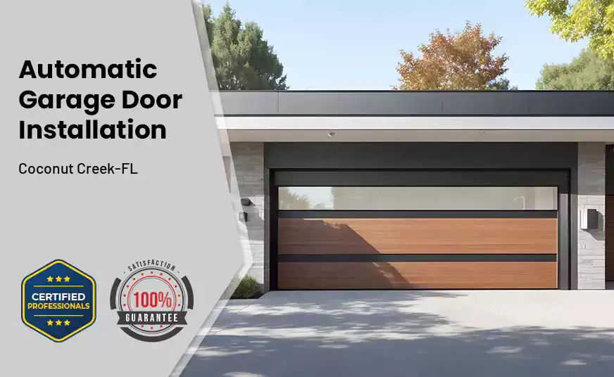 Automatic Garage Door Installation  Coconut Creek-FL