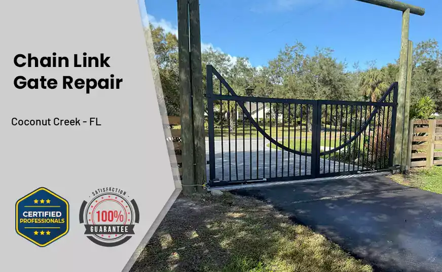 Chain Link Gate Repair Coconut Creek - FL