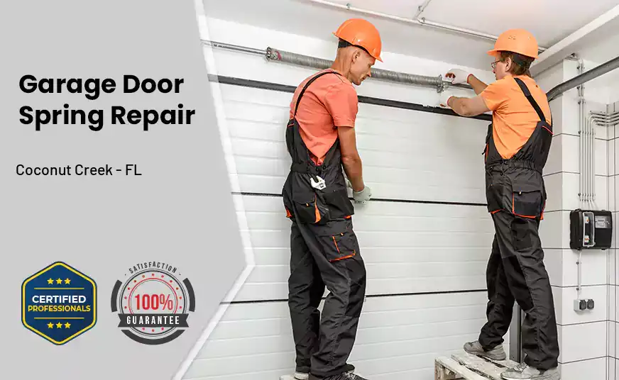 Garage Door Spring Repair Coconut Creek - FL