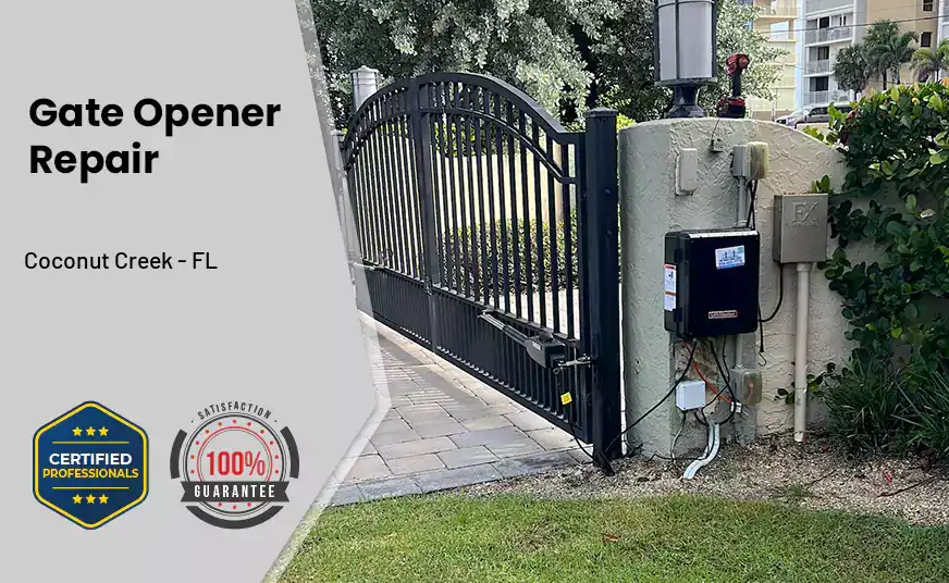 Gate Opener Repair Coconut Creek - FL