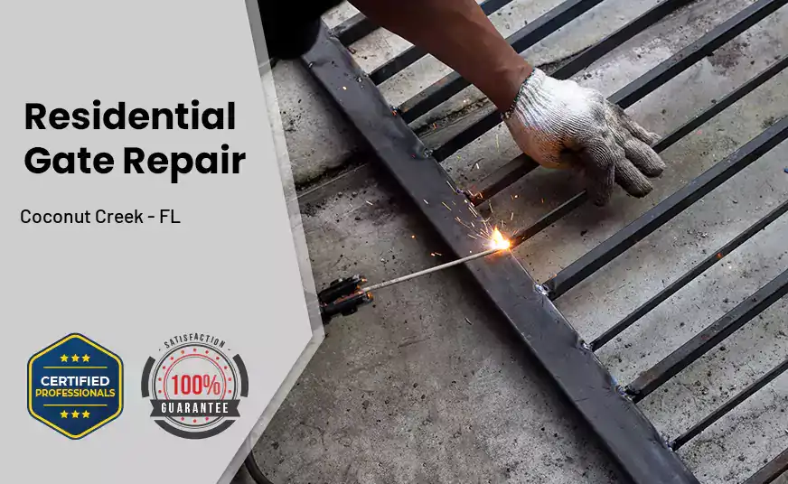 Residential Gate Repair Coconut Creek - FL
