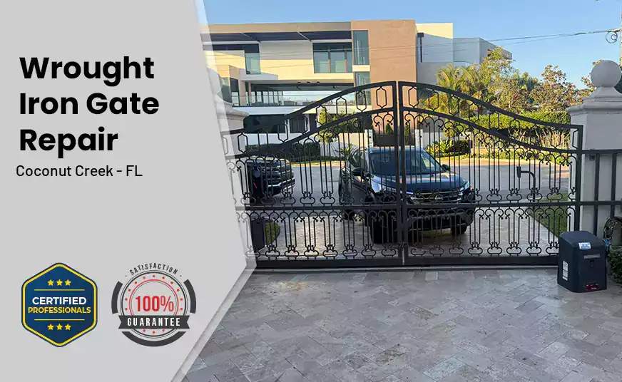 Wrought Iron Gate Repair Coconut Creek - FL